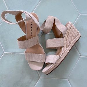 Lucky Brand NWOT Wedge Sandals
